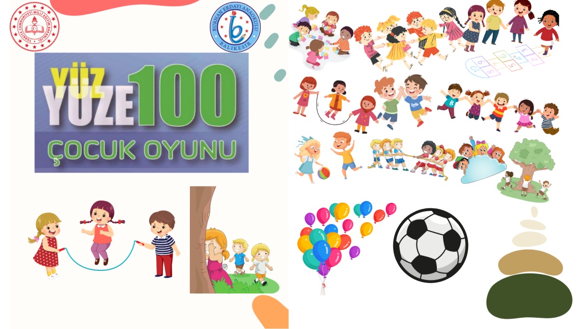 Yüz Yüze 100 Çocuk Oyunu